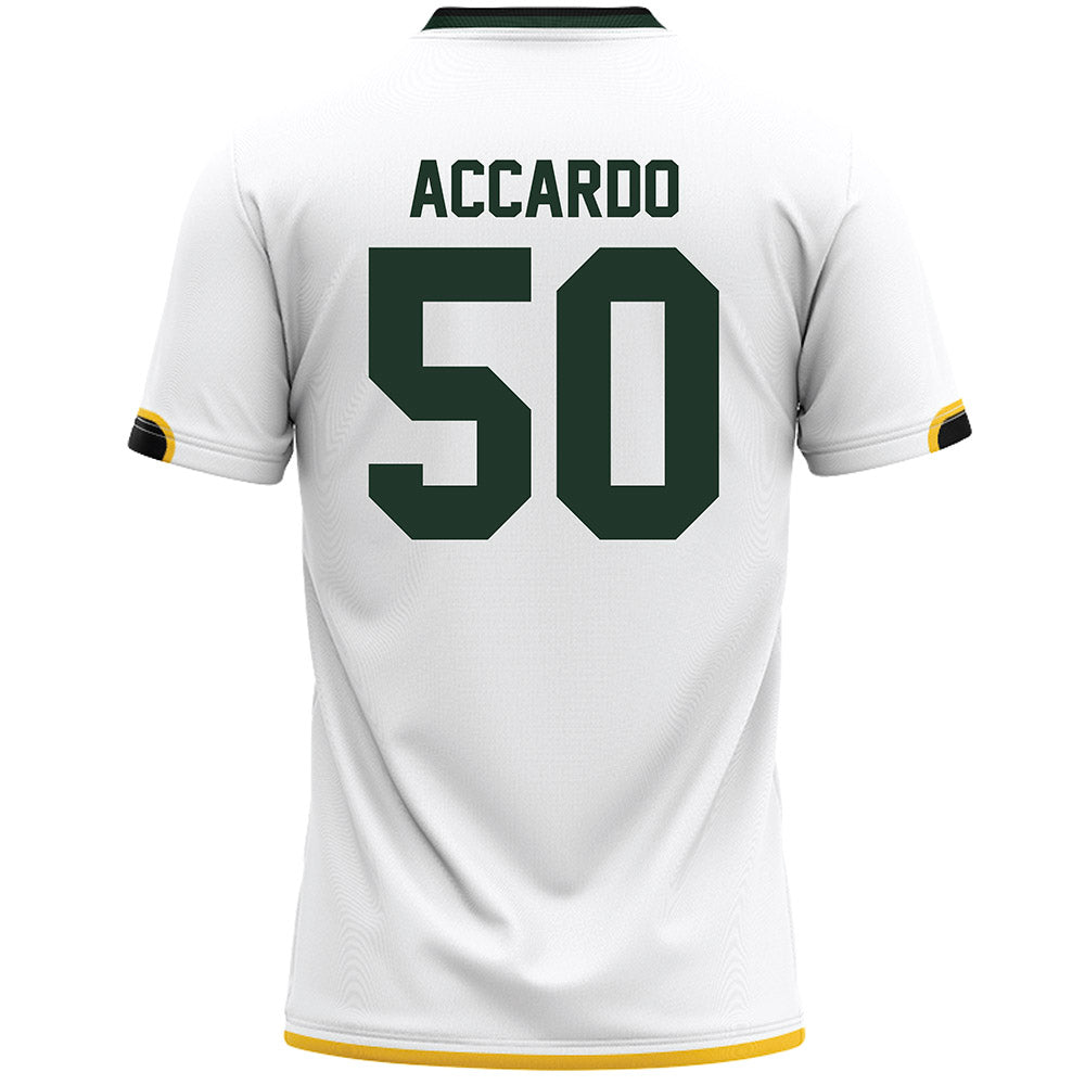 Siena - NCAA Men's Lacrosse : Johnny Accardo - White Lacrosse Jersey