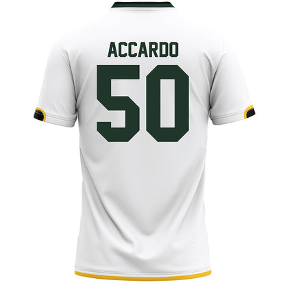 Siena - NCAA Men's Lacrosse : Johnny Accardo - White Lacrosse Jersey