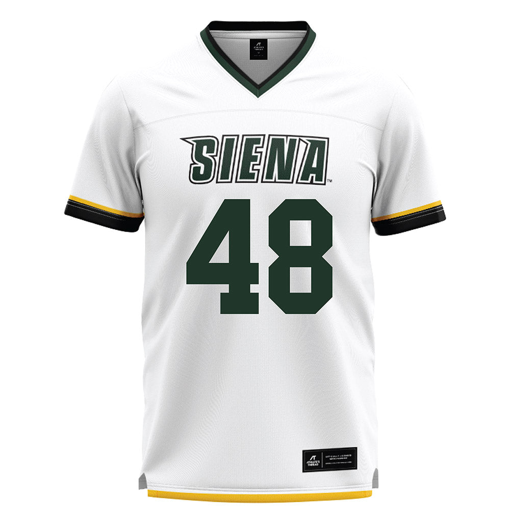 Siena - NCAA Men's Lacrosse : Brody Corless - White Lacrosse Jersey-0