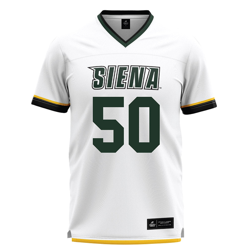 Siena - NCAA Men's Lacrosse : Johnny Accardo - White Lacrosse Jersey