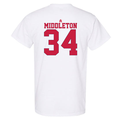 South Alabama - NCAA Baseball : Jake Middleton - Sports Shersey T-Shirt-1