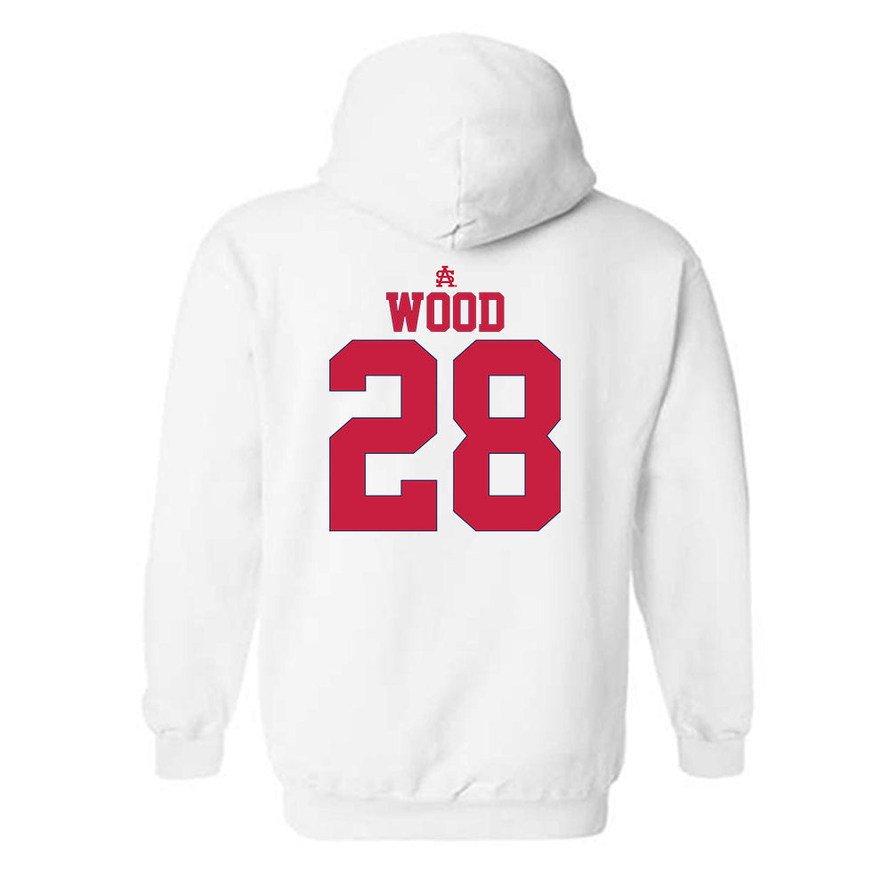 South Alabama - NCAA Baseball : Nathan Wood - Sports Shersey Hooded Sweatshirt-1