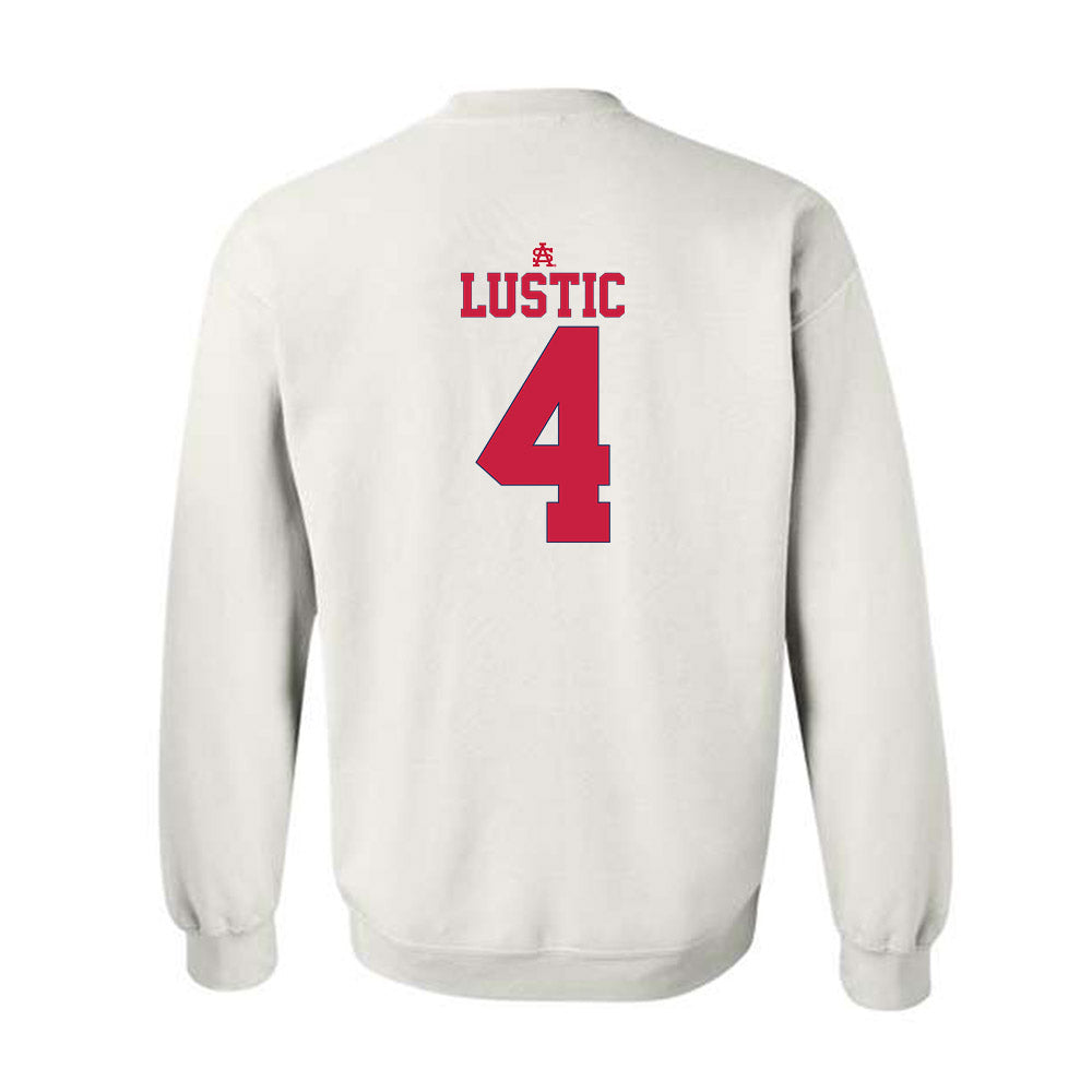 South Alabama - NCAA Baseball : Brock Lustic - Sports Shersey Crewneck Sweatshirt-1