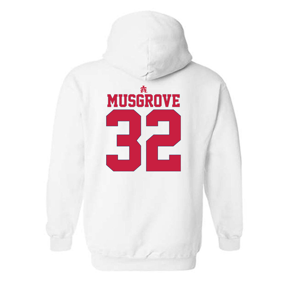 South Alabama - NCAA Baseball : Fuller Musgrove - Sports Shersey Hooded Sweatshirt-1