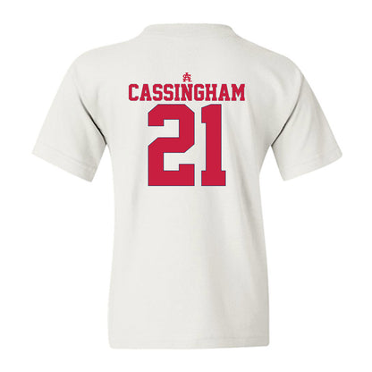 South Alabama - NCAA Baseball : Charlie Cassingham - Sports Shersey Youth T-Shirt-1