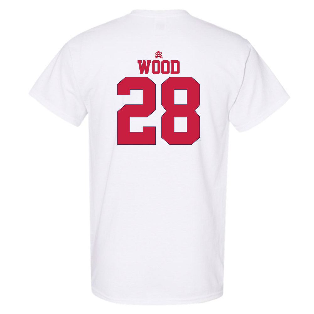 South Alabama - NCAA Baseball : Nathan Wood - Sports Shersey T-Shirt-1