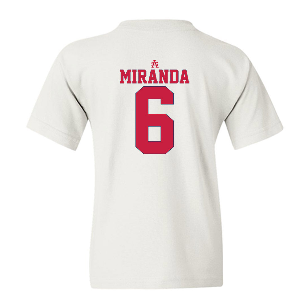 South Alabama - NCAA Baseball : Talan Miranda - Sports Shersey Youth T-Shirt-1