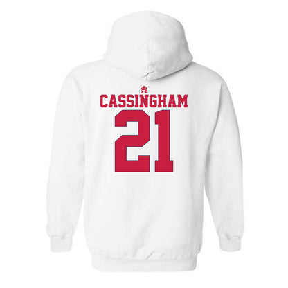 South Alabama - NCAA Baseball : Charlie Cassingham - Sports Shersey Hooded Sweatshirt-1