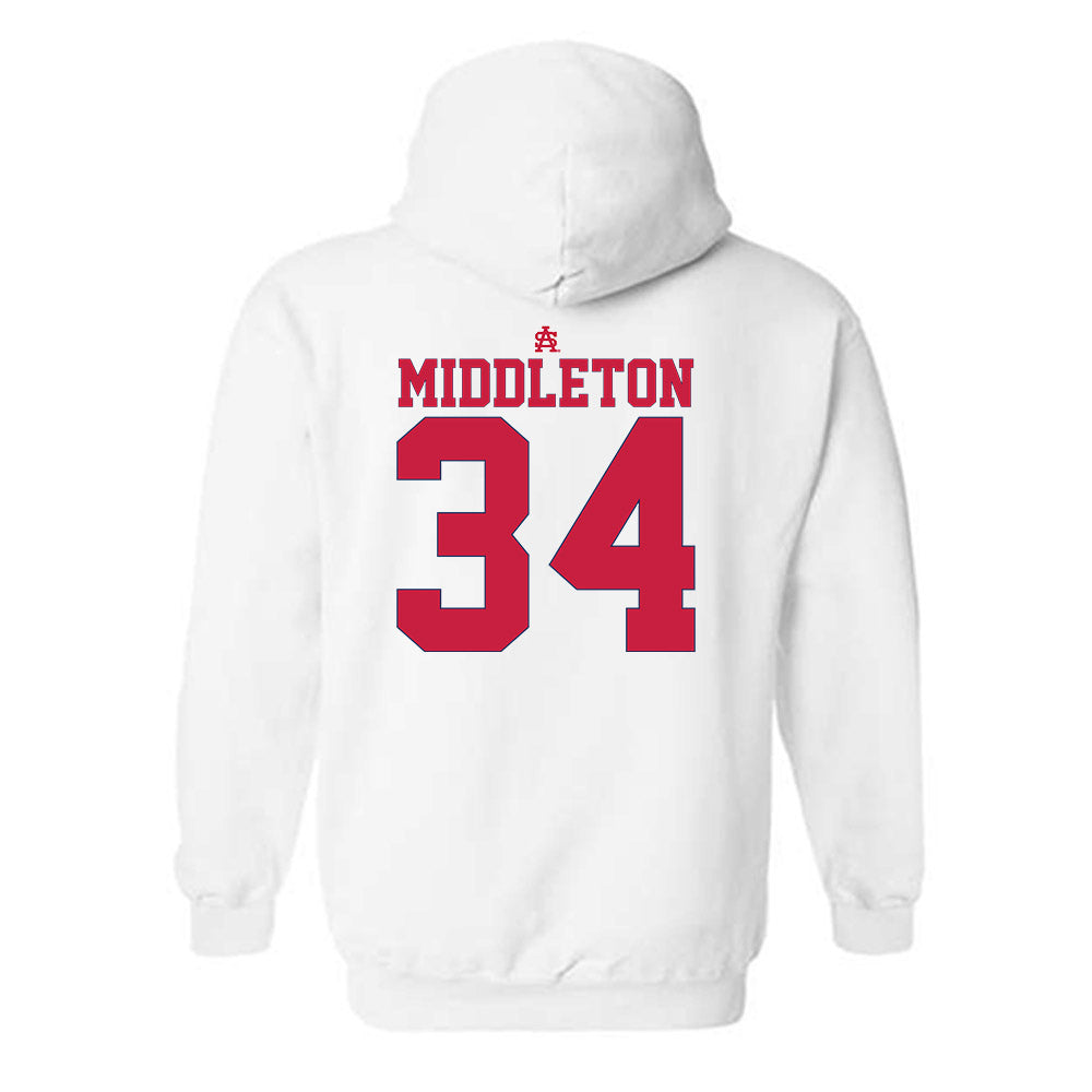 South Alabama - NCAA Baseball : Jake Middleton - Sports Shersey Hooded Sweatshirt-1