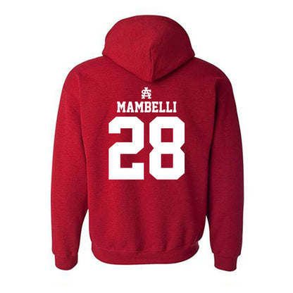 South Alabama - NCAA Softball : Virginia Mambelli - Sports Shersey Hooded Sweatshirt-1