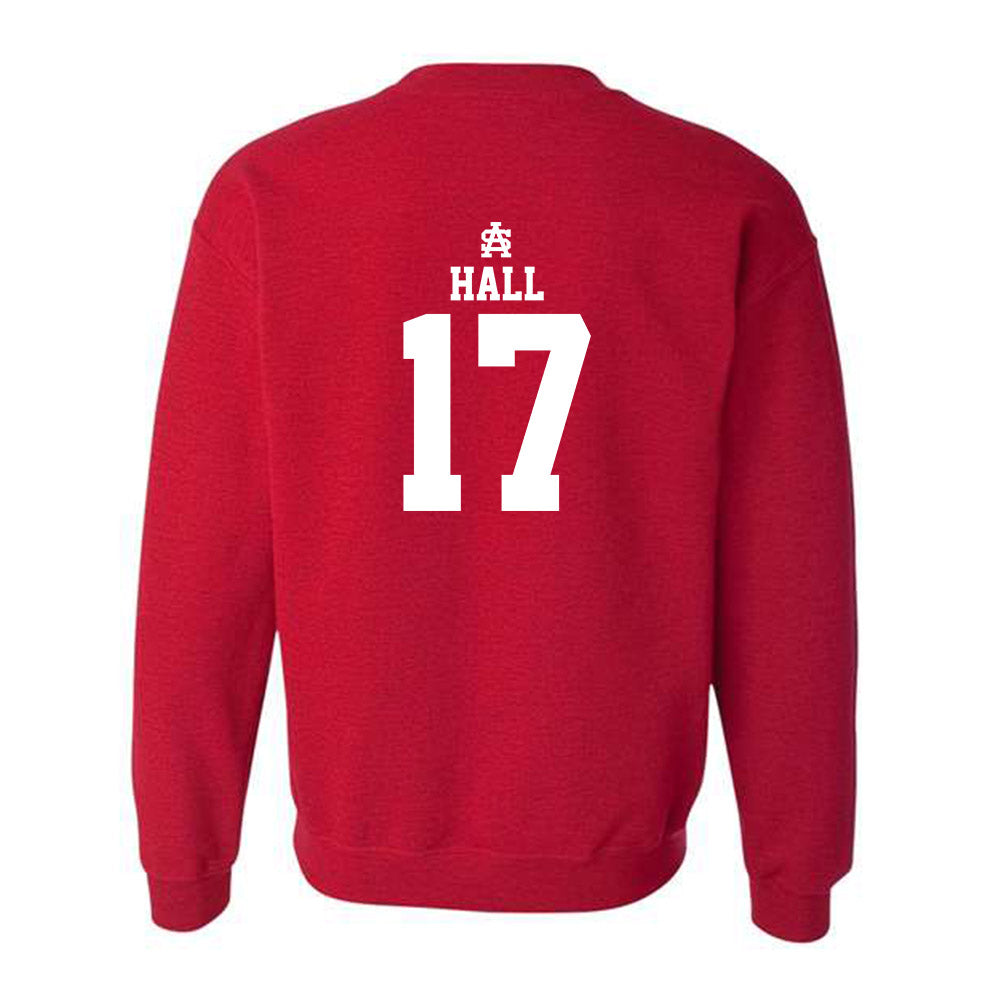South Alabama - NCAA Softball : Morgan Hall - Sports Shersey Crewneck Sweatshirt-1