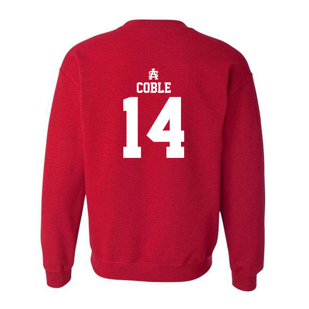 South Alabama - NCAA Softball : Ashleia Coble - Sports Shersey Crewneck Sweatshirt-1
