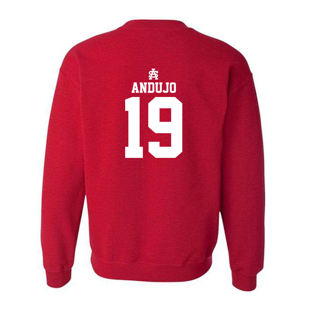 South Alabama - NCAA Softball : Frankie Andujo - Sports Shersey Crewneck Sweatshirt-1
