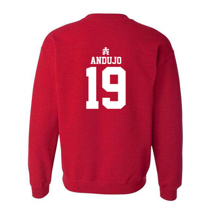 South Alabama - NCAA Softball : Frankie Andujo - Sports Shersey Crewneck Sweatshirt-1