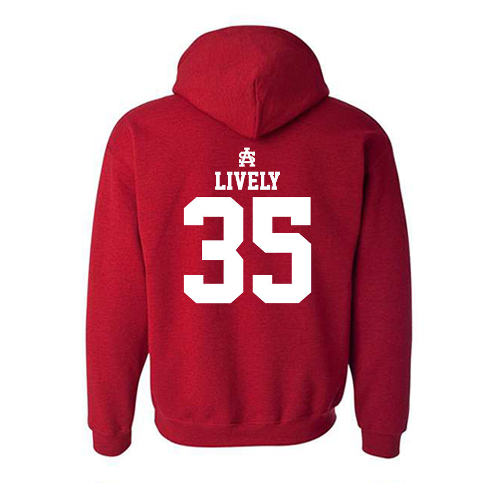 South Alabama - NCAA Softball : Presley Lively - Sports Shersey Hooded Sweatshirt-1
