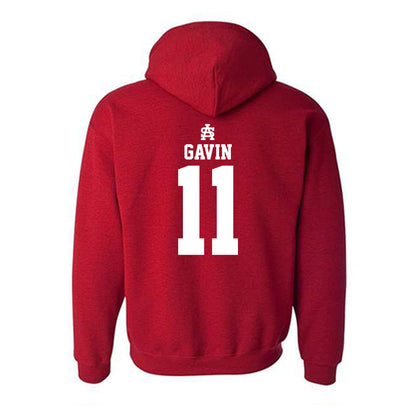 South Alabama - NCAA Softball : Caitlyn Gavin - Sports Shersey Hooded Sweatshirt-1