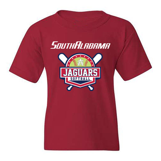 South Alabama - NCAA Softball : Morgan Hall - Sports Shersey Youth T-Shirt-0