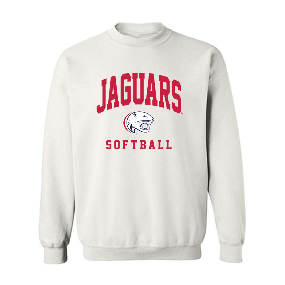 South Alabama - NCAA Softball : Kylee Savant - Sports Shersey Crewneck Sweatshirt-0
