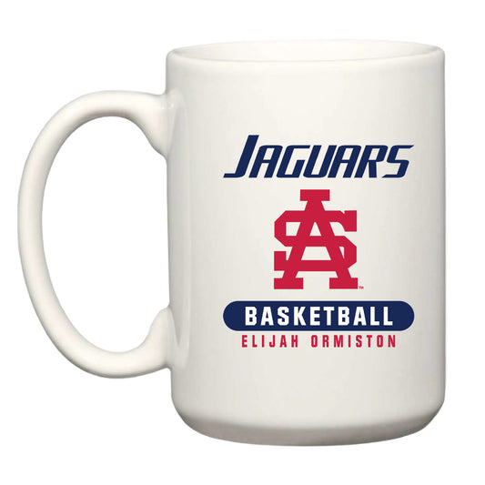 South Alabama - NCAA Men's Basketball : Elijah Ormiston - Coffee Mug-0