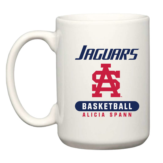 South Alabama - NCAA Women's Basketball : Alicia Spann - Coffee Mug-0