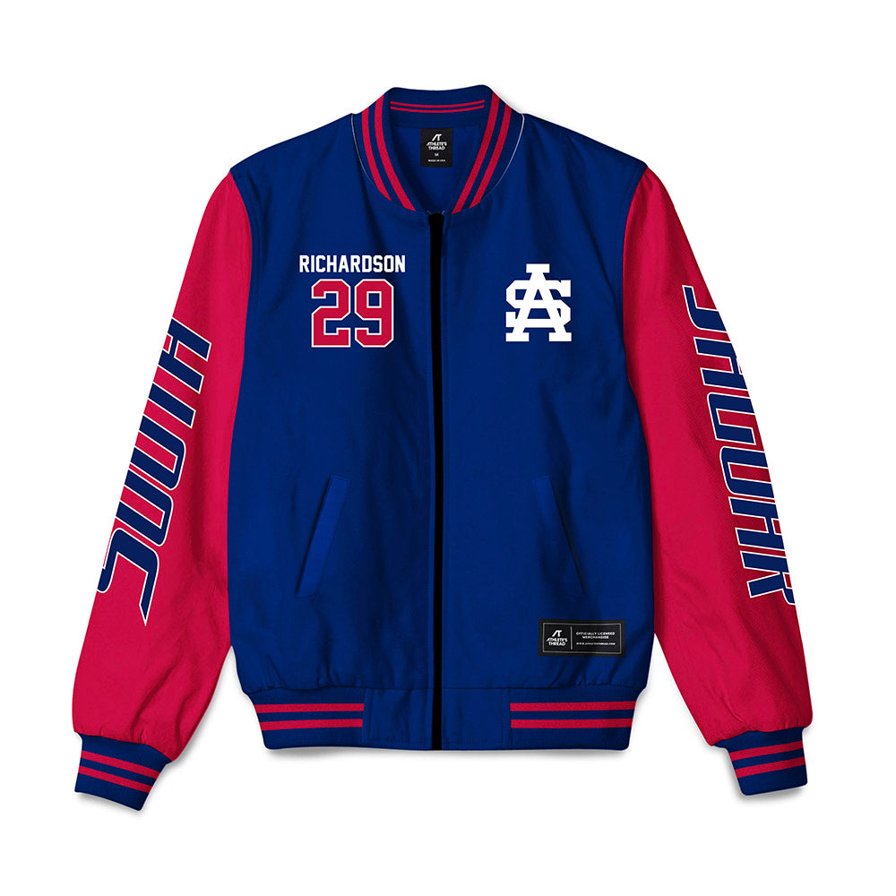 South Alabama - NCAA Baseball : Nick Richardson - Bomber Jacket-0