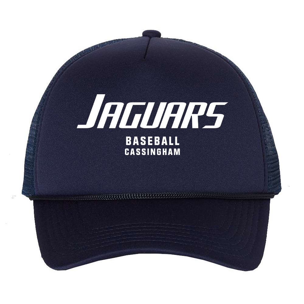 South Alabama - NCAA Baseball : Charlie Cassingham - Trucker Hat-0