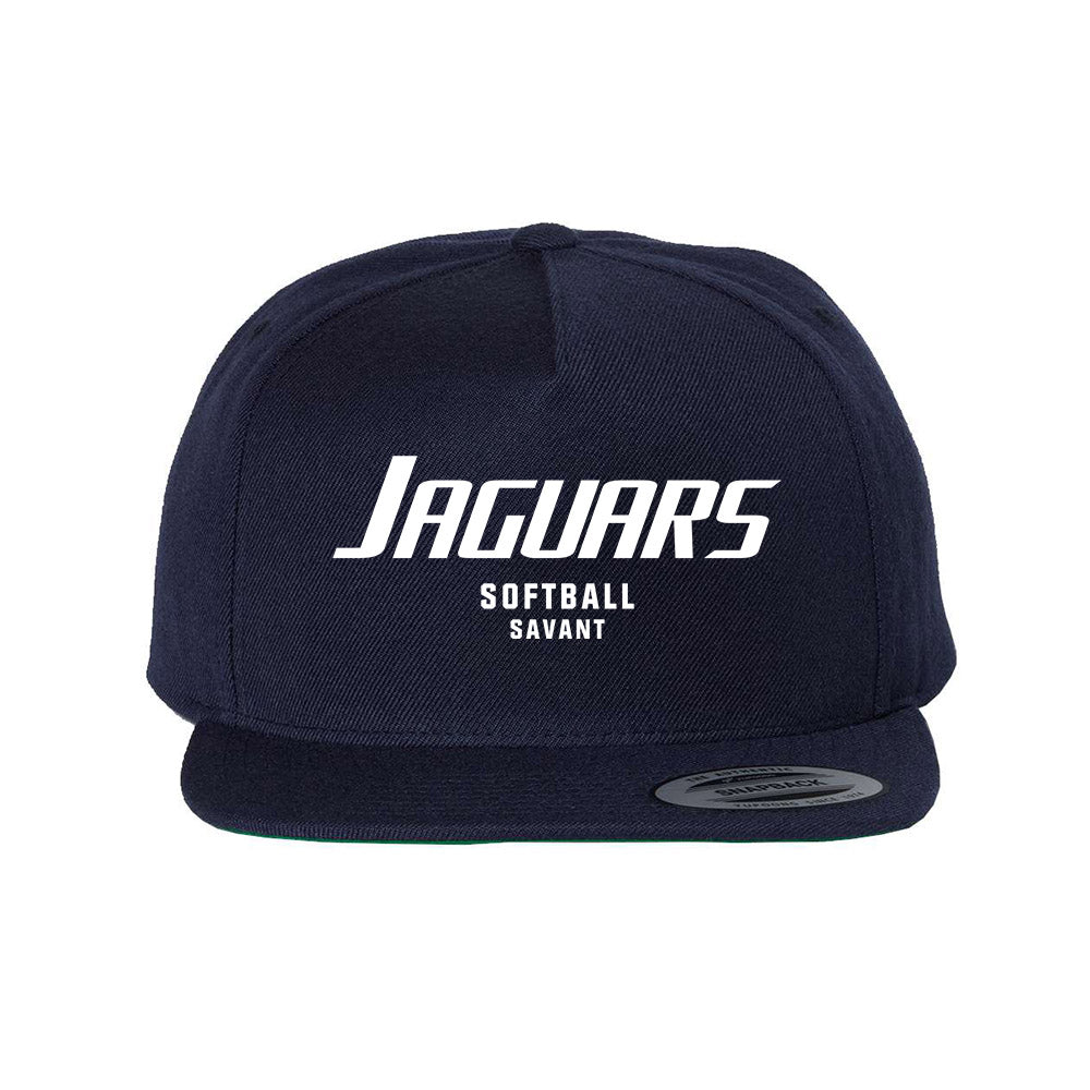 South Alabama - NCAA Softball : Kylee Savant - Snapback Hat-0