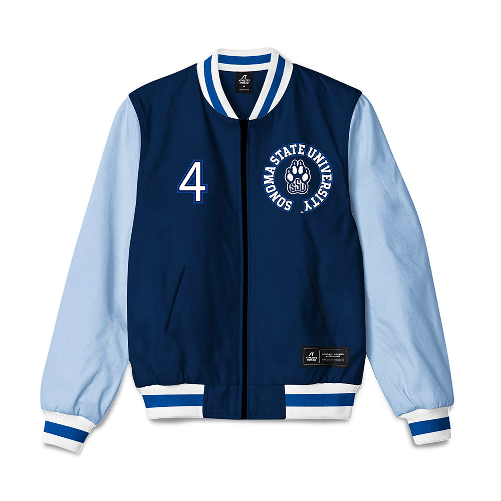 SSU - NCAA Men's Basketball : Donovan Sevilla - Bomber Jacket