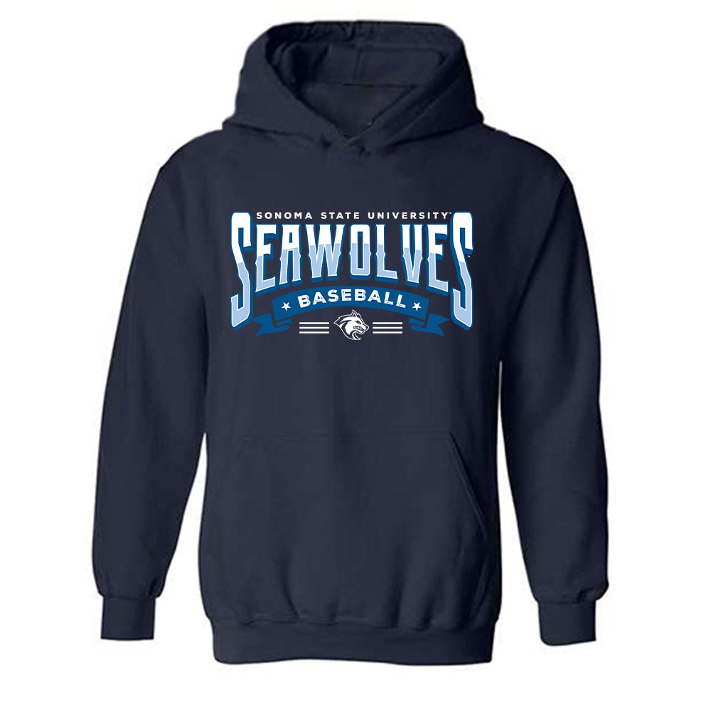 SSU - NCAA Baseball : Aryonis Harrison - Sports Shersey Hooded Sweatshirt-0