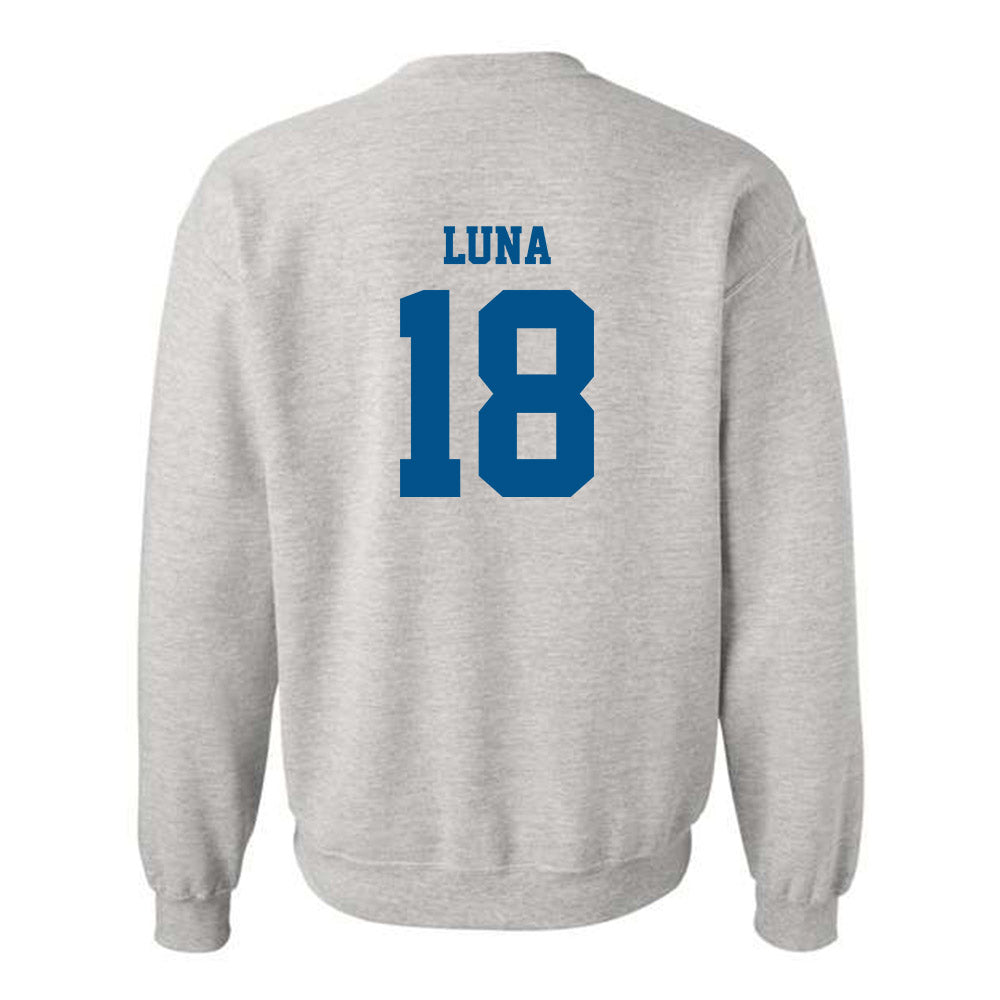 SSU - NCAA Baseball : Herman Luna - Sports Shersey Crewneck Sweatshirt-1