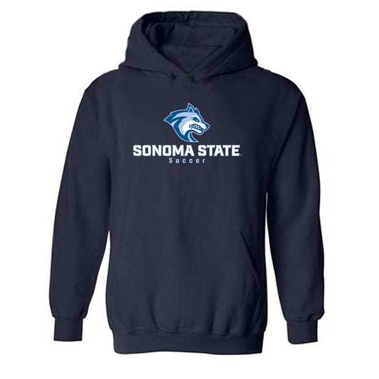 SSU - NCAA Men's Soccer : Oliver Gonzalez - Generic Shersey Hooded Sweatshirt