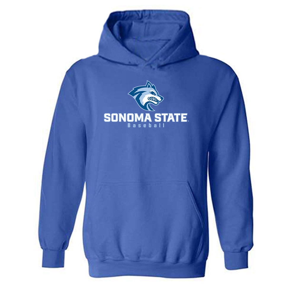 SSU - NCAA Baseball : Hawk Hill - Generic Shersey Hooded Sweatshirt