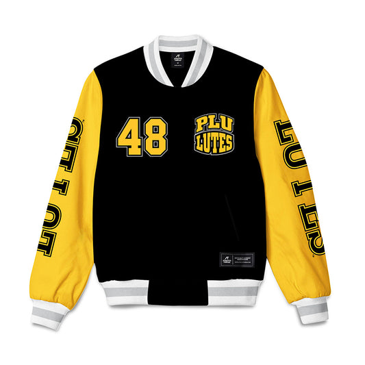 PLU - NCAA Football : Tristan Diamond - Bomber Jacket-0