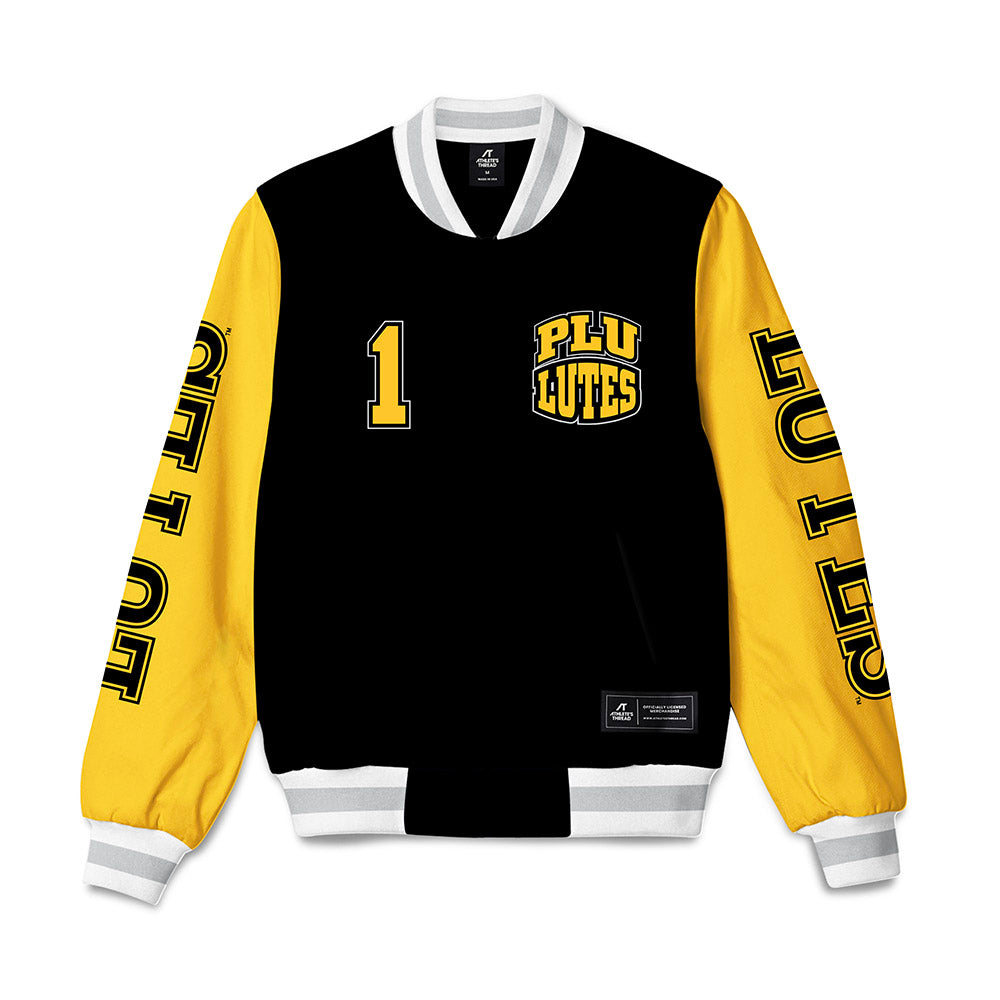 PLU - NCAA Women's Lacrosse : Paige Hackman - Bomber Jacket-0