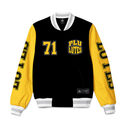 PLU - NCAA Football : Ryan Bohanan - Bomber Jacket-0