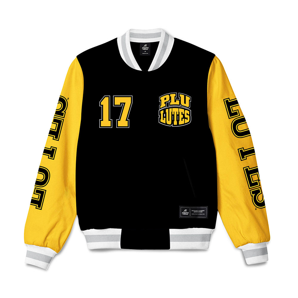 PLU - NCAA Men's Soccer : Logan Krum - Bomber Jacket-0