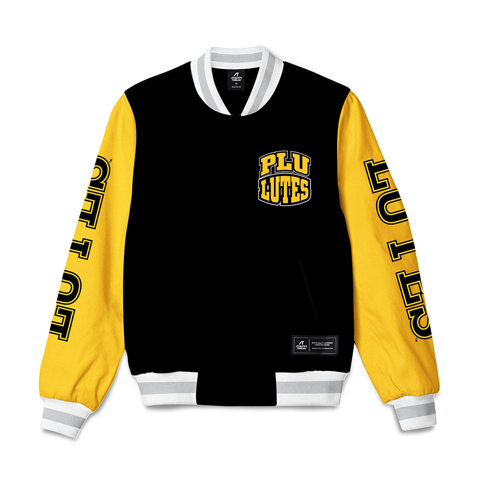 PLU - NCAA Men's Track & Field : kaiden schlag - Bomber Jacket-0