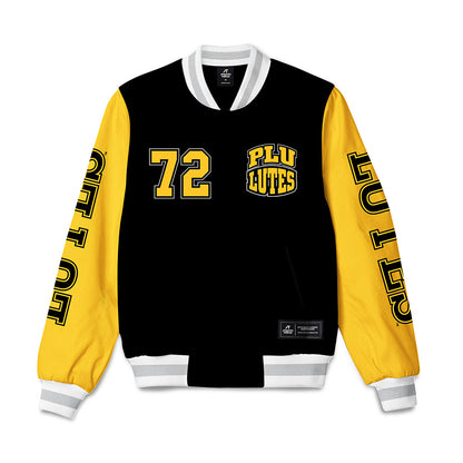 PLU - NCAA Football : Axel Nellenbach - Bomber Jacket-0
