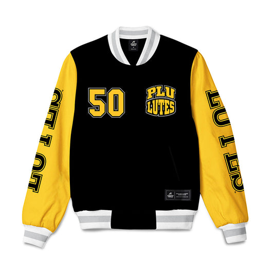 PLU - NCAA Football : Joshua Holder -  Bomber Jacket