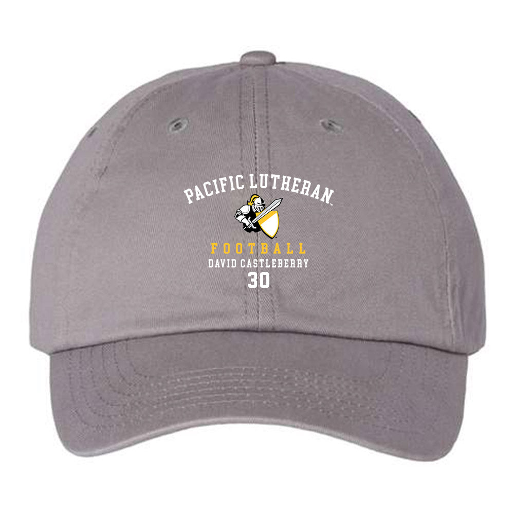 PLU - NCAA Football : David Castleberry - Dad Hat-0