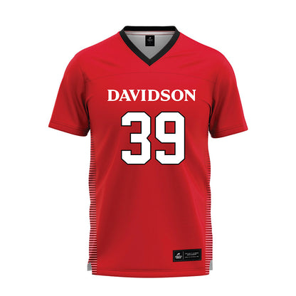 Davidson - NCAA Baseball : Wilson Perkins - Red Jersey-0