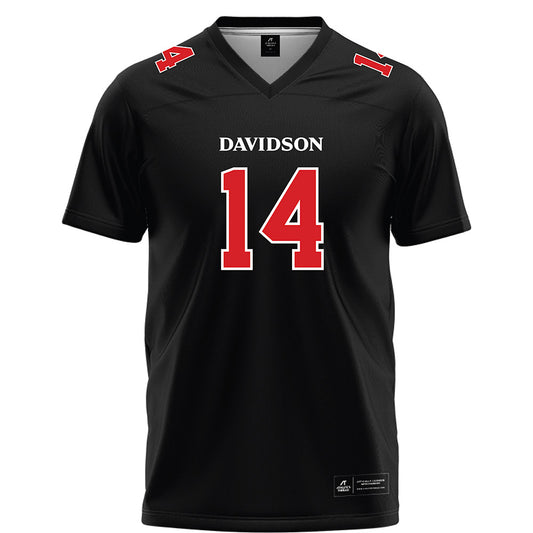 Davidson - NCAA Football : Isaiah Sepand - 2023 Black Football Jersey