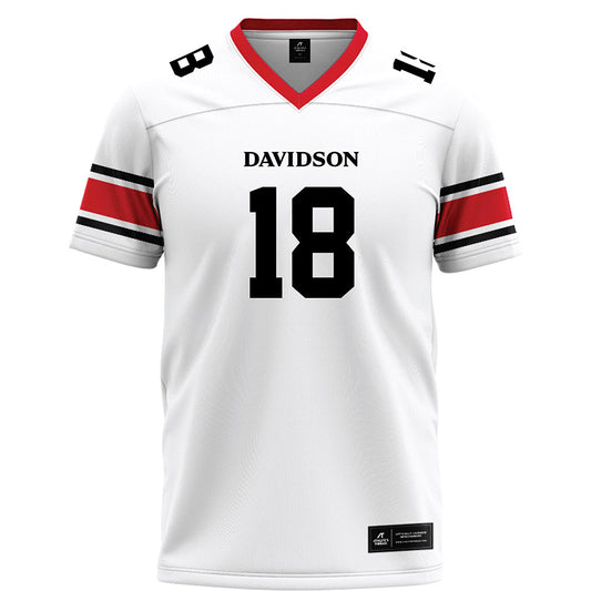 Davidson - NCAA Football : Jacary Lightsey - 2023 White Football Jersey