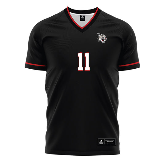 Davidson - NCAA Men's Soccer : Matthew Thissell - Black Soccer Jersey-0