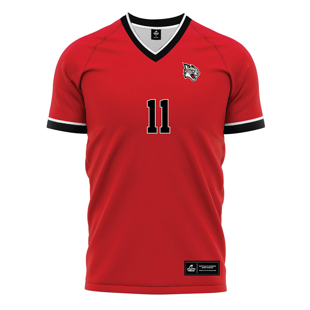 Davidson - NCAA Men's Soccer : Matthew Thissell - Red Soccer Jersey-0