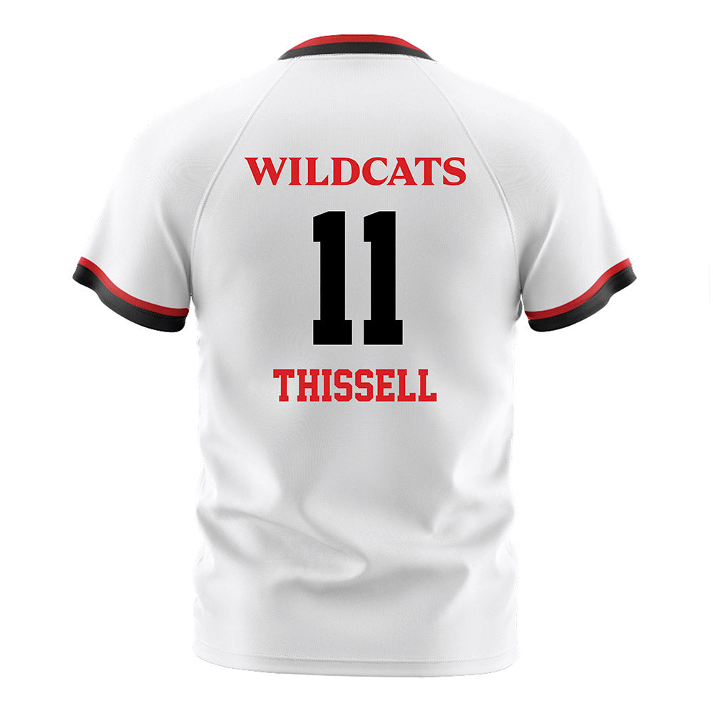 Davidson - NCAA Men's Soccer : Matthew Thissell - White Soccer Jersey-1