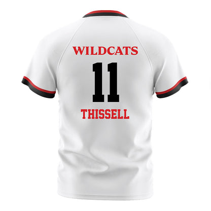 Davidson - NCAA Men's Soccer : Matthew Thissell - White Soccer Jersey-1