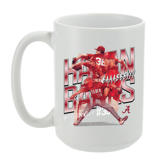 Alabama - NCAA Baseball :  Hagan Banks  x Roll Tide Willie -  Mug Individual Caricature