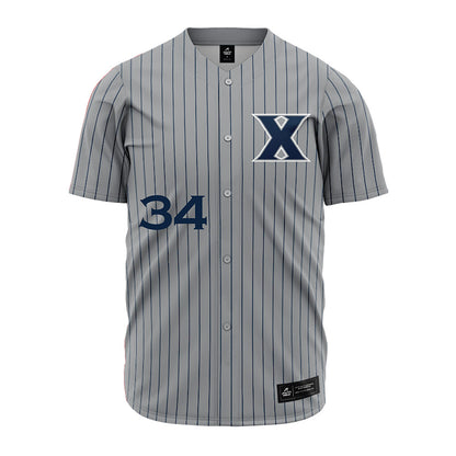 Xavier - NCAA Baseball : Asher DeLeo - Jersey-0