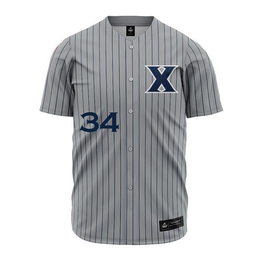 Xavier - NCAA Baseball : Asher DeLeo - Jersey-0